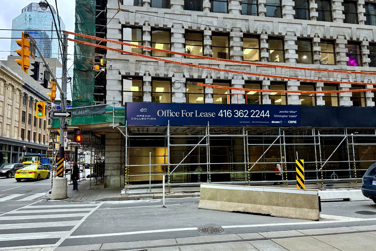 Hoarding Sign — King Street West